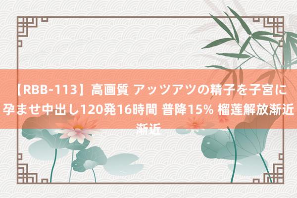 【RBB-113】高画質 アッツアツの精子を子宮に孕ませ中出し120発16時間 普降15% 榴莲解放渐近