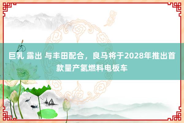 巨乳 露出 与丰田配合，良马将于2028年推出首款量产氢燃料电板车